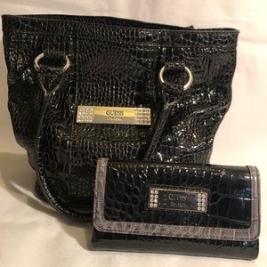 Guess Handbag and Wallet